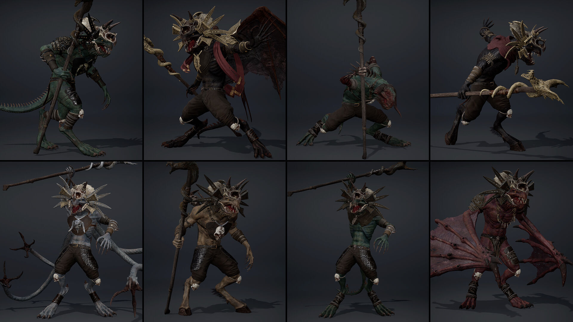 Ghost Mage Low-poly 3D model_11