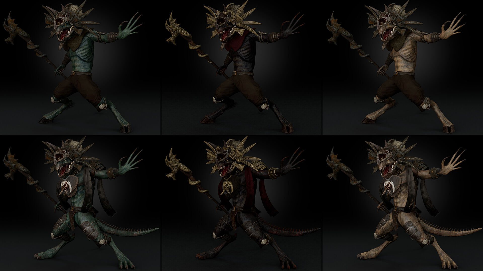 Ghost Mage Low-poly 3D model_53