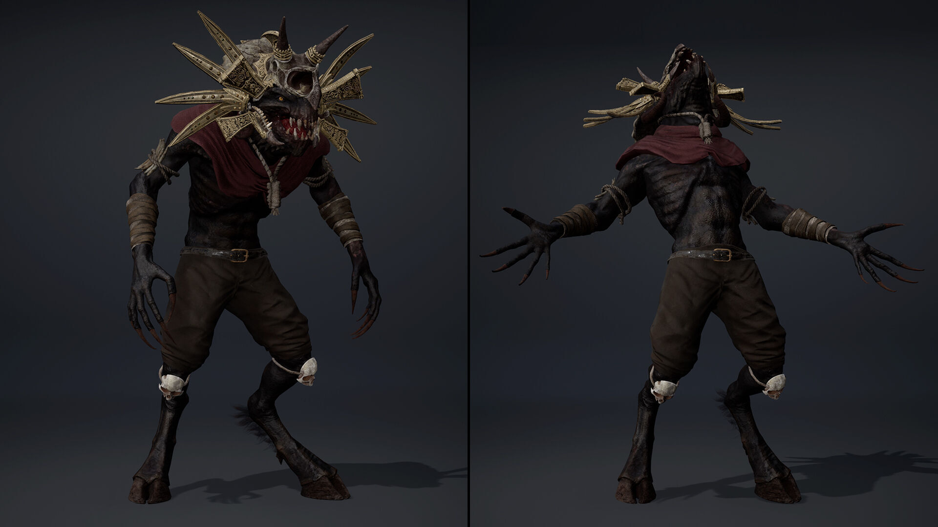 Ghost Mage Low-poly 3D model_21