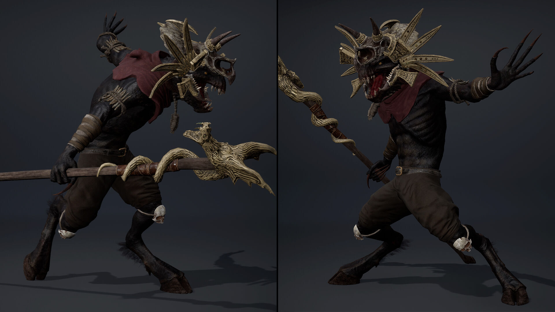 Ghost Mage Low-poly 3D model_22