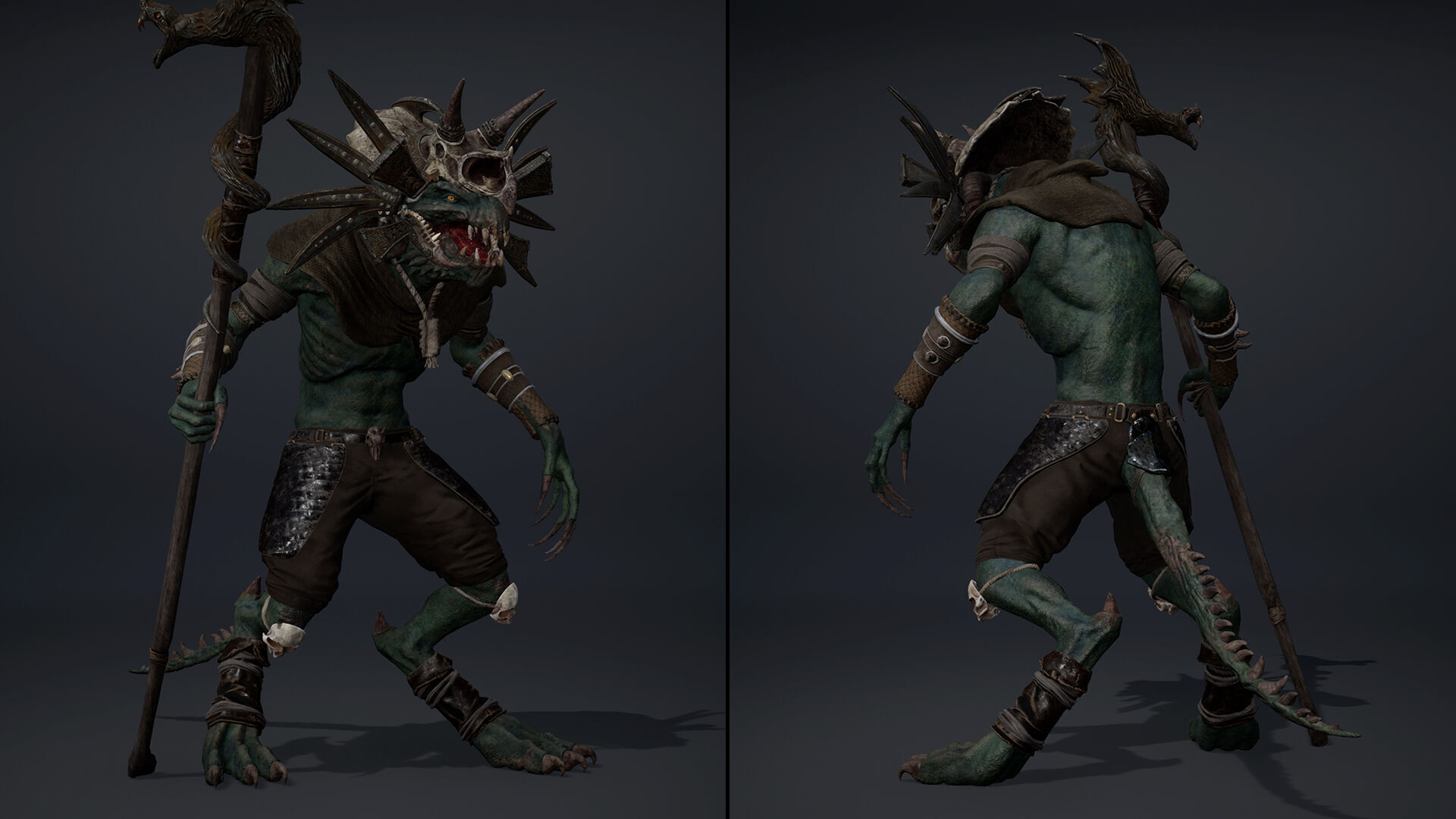 Ghost Mage Low-poly 3D model_18