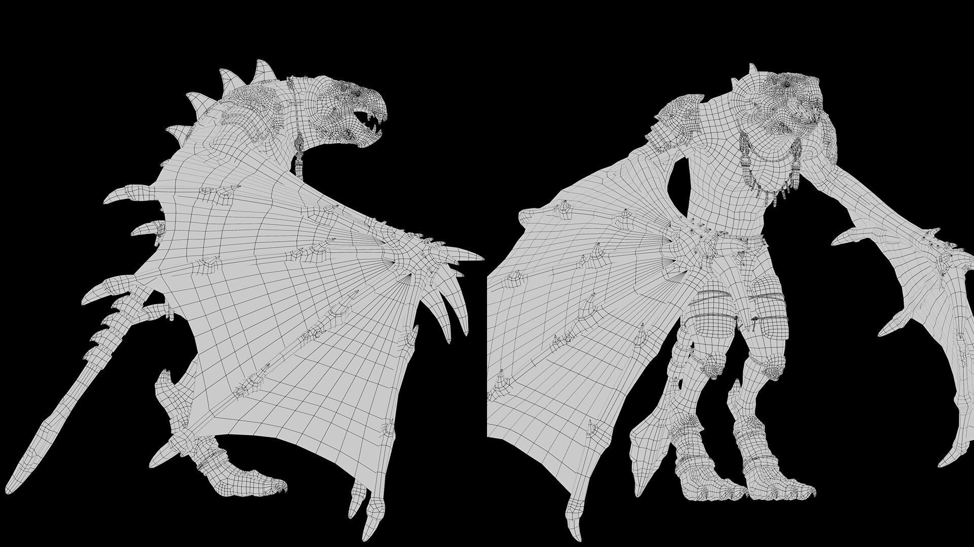 Ghost Mage Low-poly 3D model_64