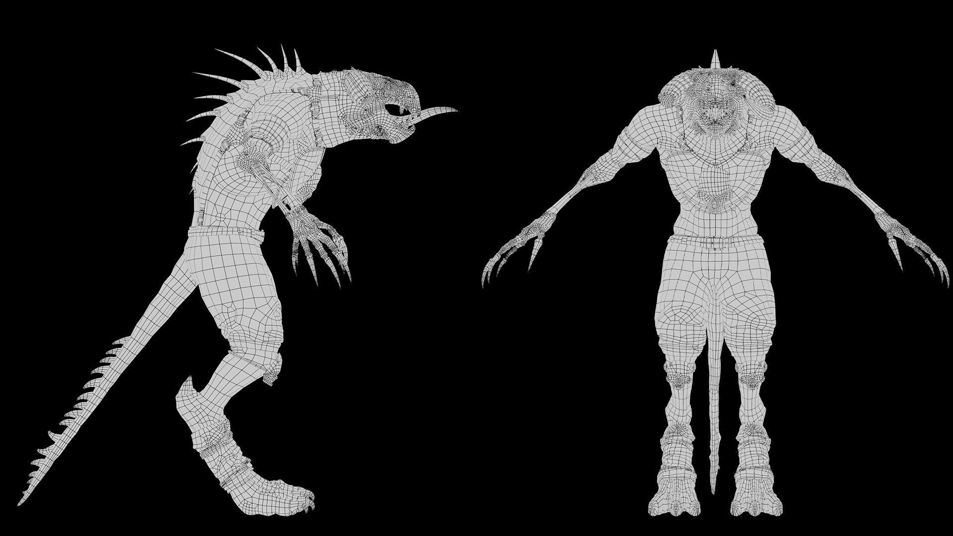 Ghost Mage Low-poly 3D model_61