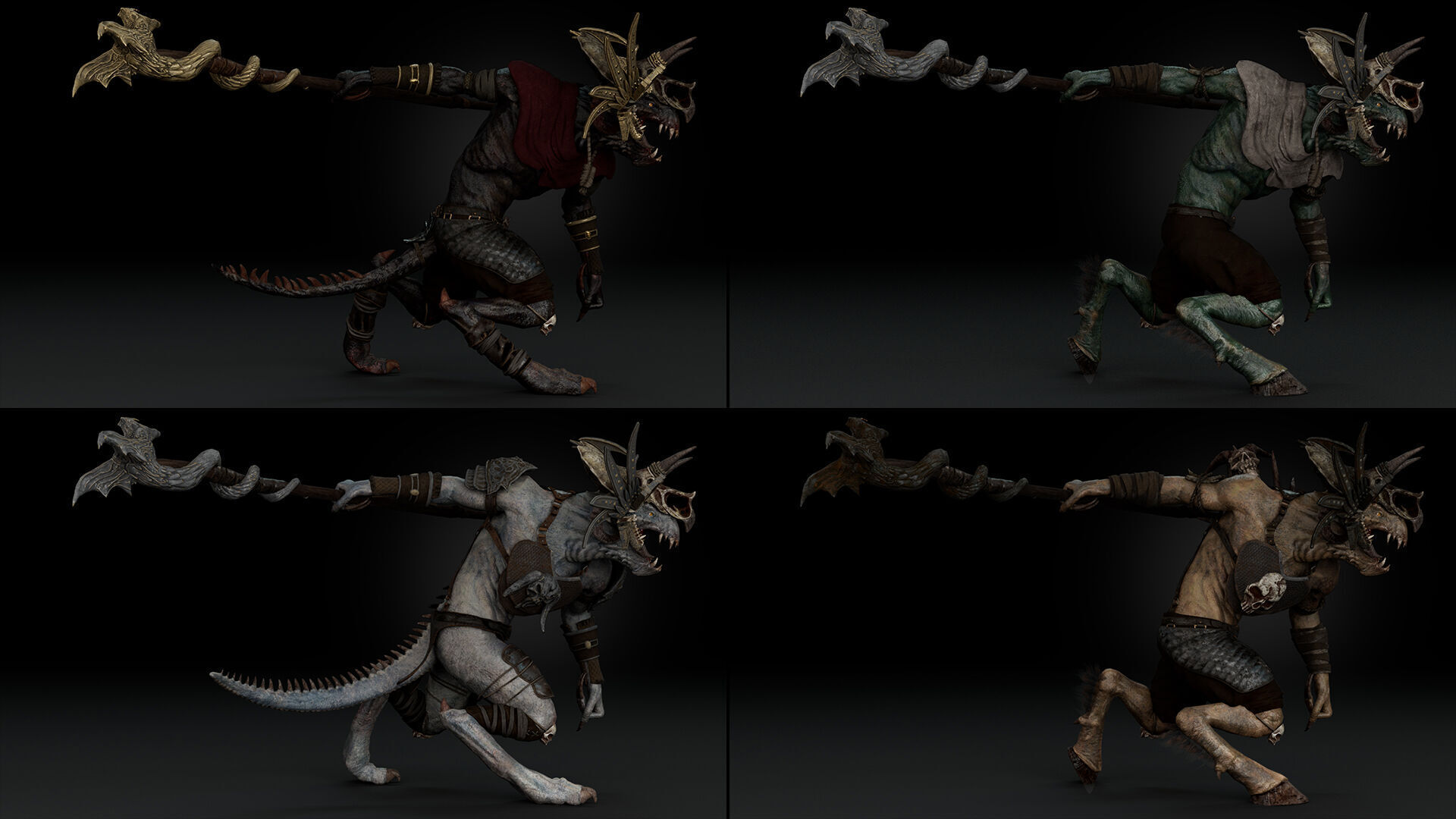 Ghost Mage Low-poly 3D model_47