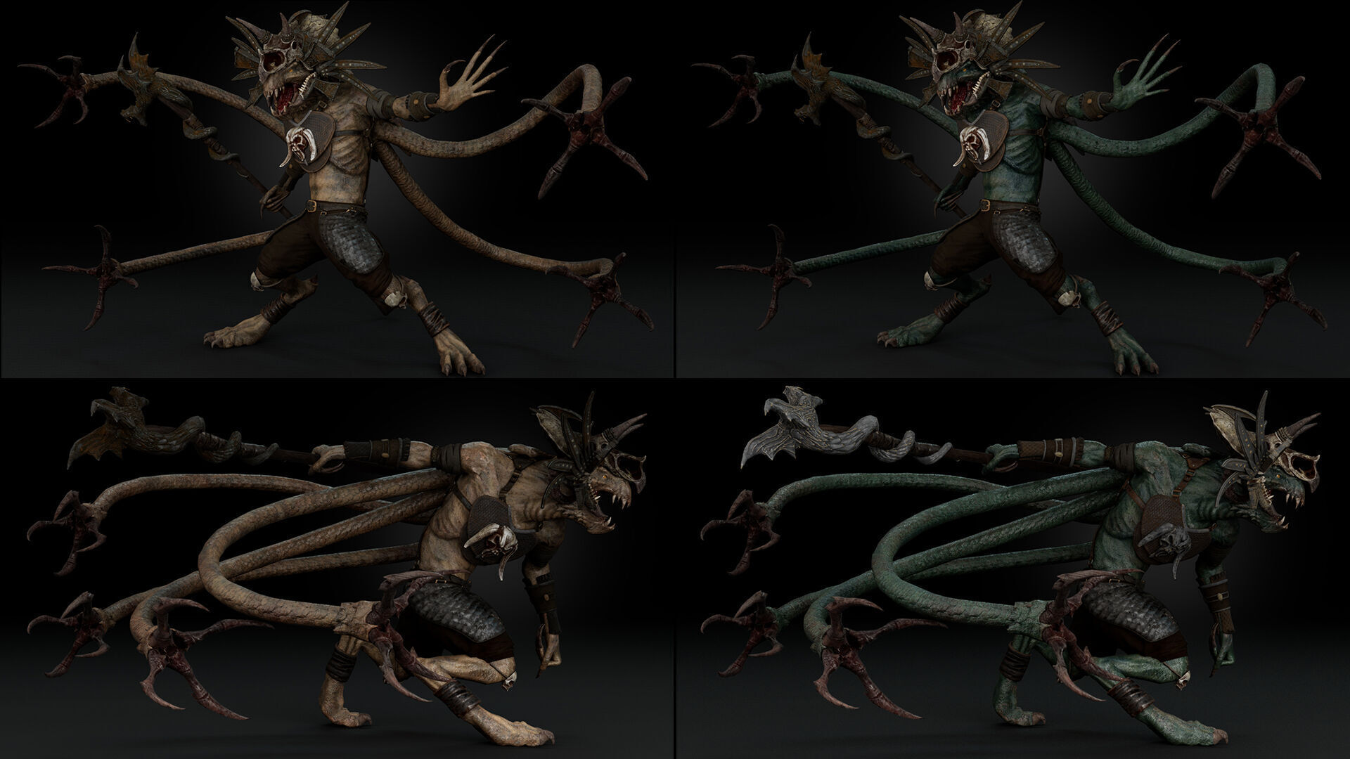 Ghost Mage Low-poly 3D model_49