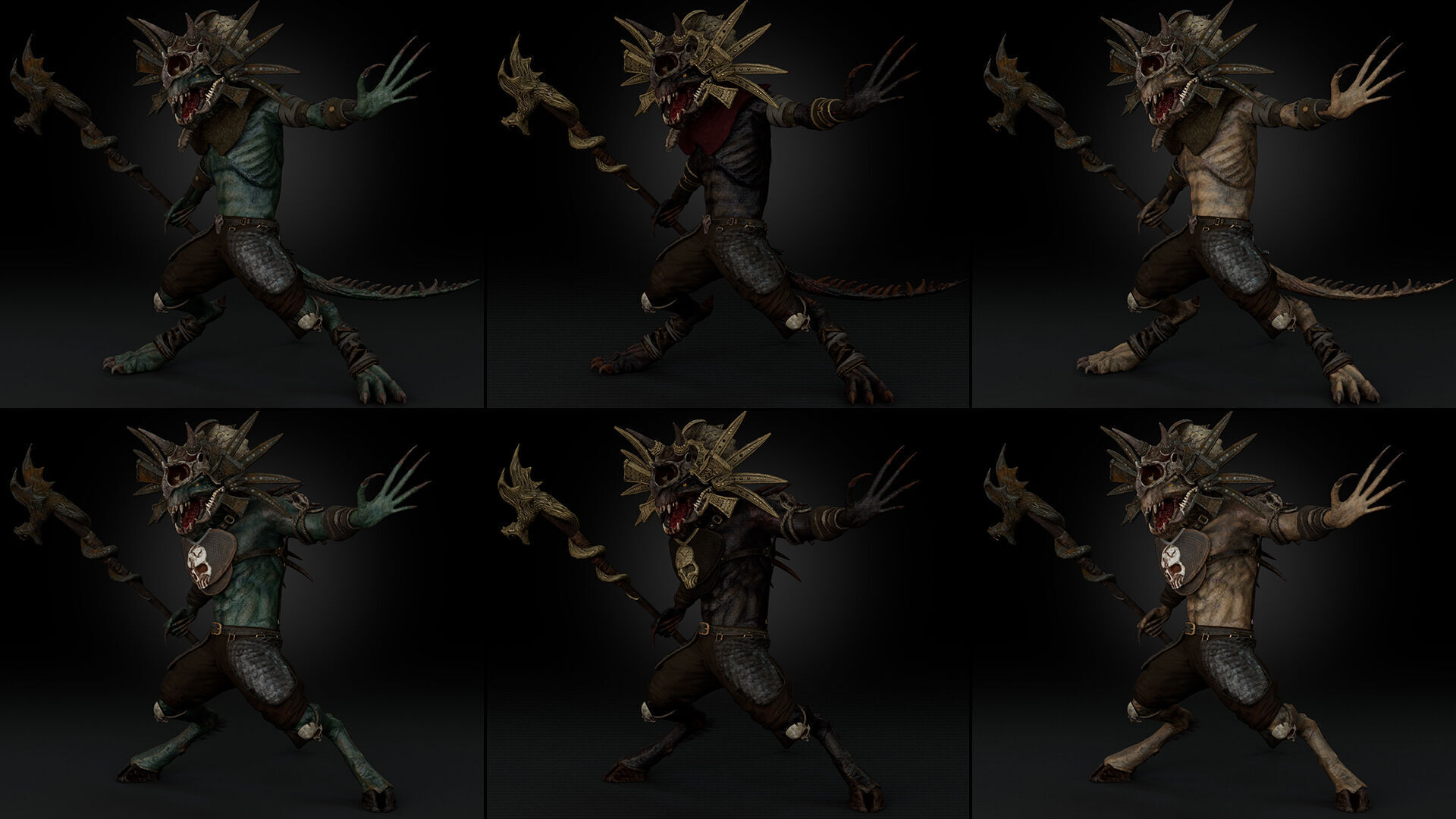 Ghost Mage Low-poly 3D model_52