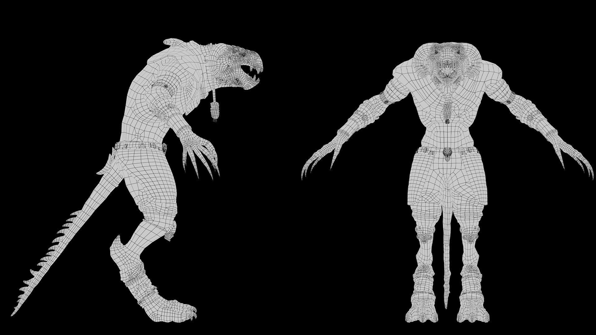 Ghost Mage Low-poly 3D model_56