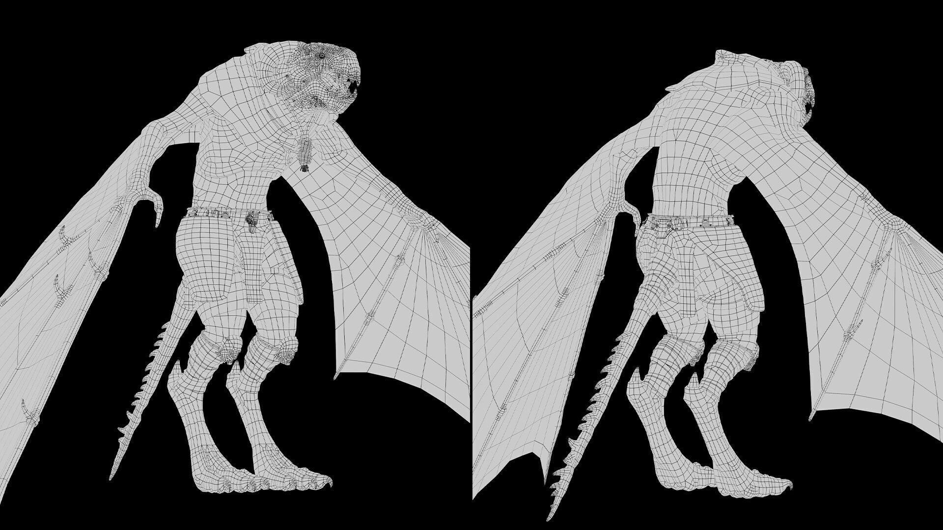 Ghost Mage Low-poly 3D model_63