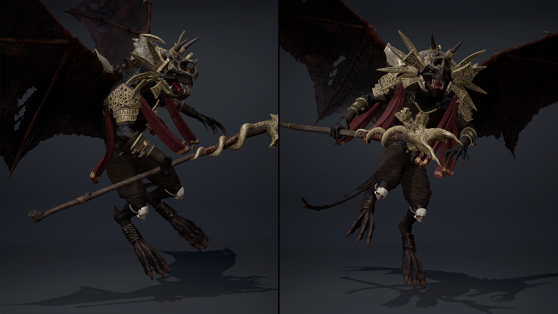 Ghost Mage Low-poly 3D model_30