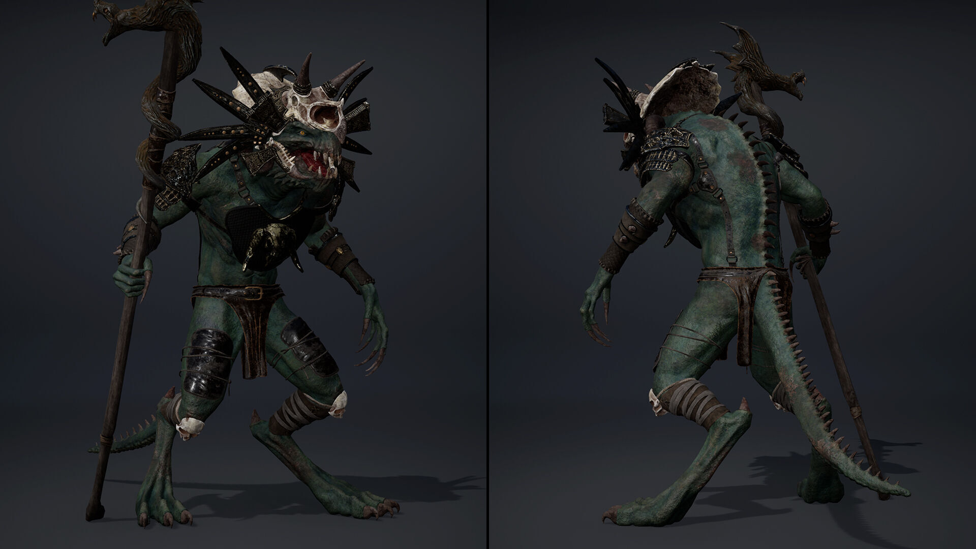 Ghost Mage Low-poly 3D model_24