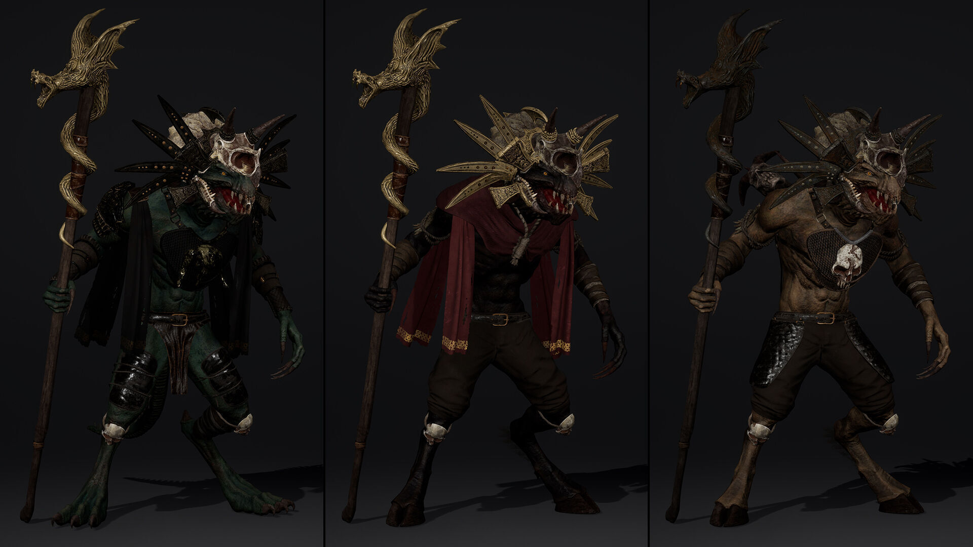 Ghost Mage Low-poly 3D model_14