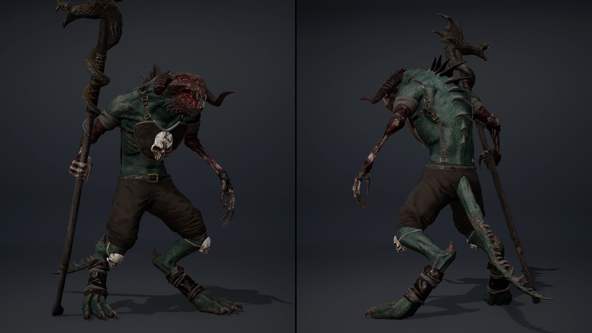 Ghost Mage Low-poly 3D model_33