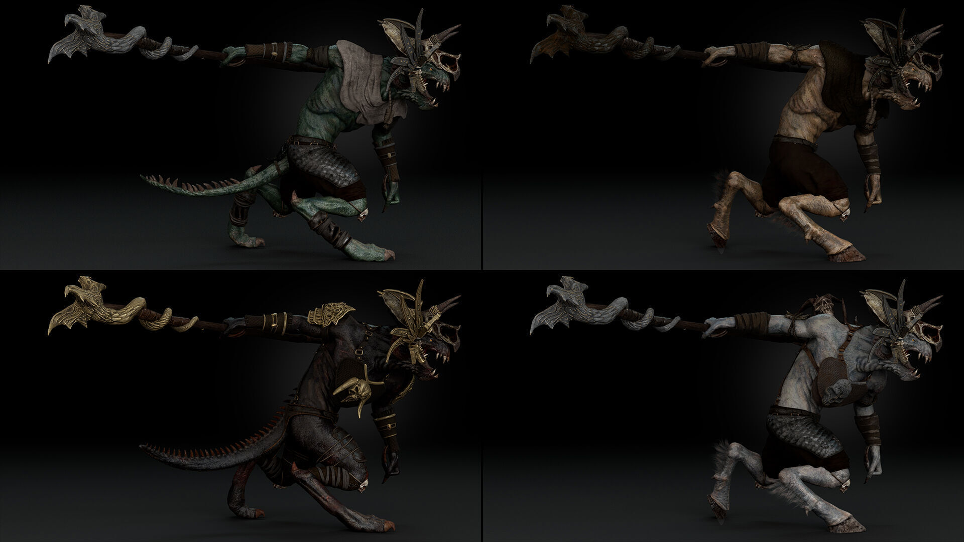 Ghost Mage Low-poly 3D model_48