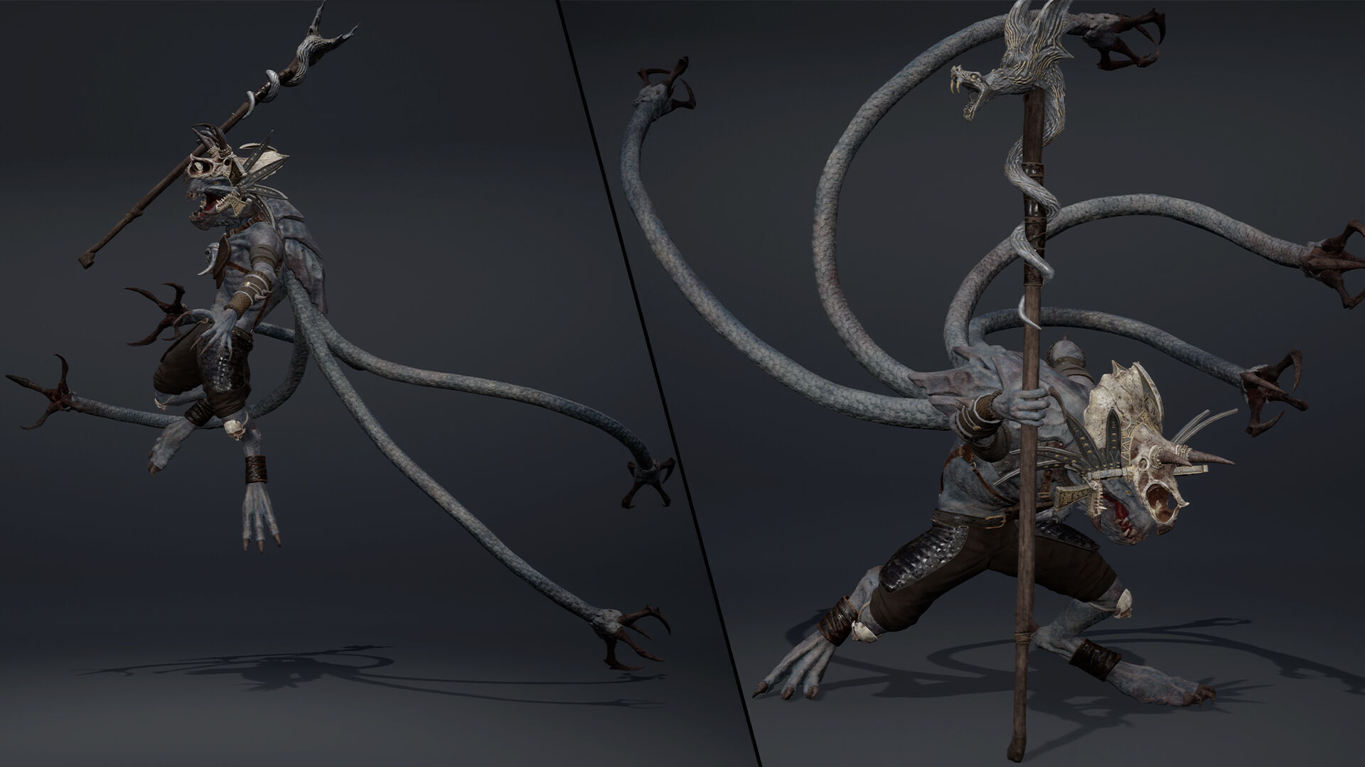 Ghost Mage Low-poly 3D model_38