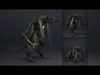 Ghost Barbarian Low-poly 3D model_2