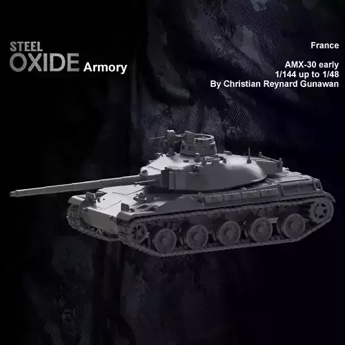 France AMX-30 early for 3d printing