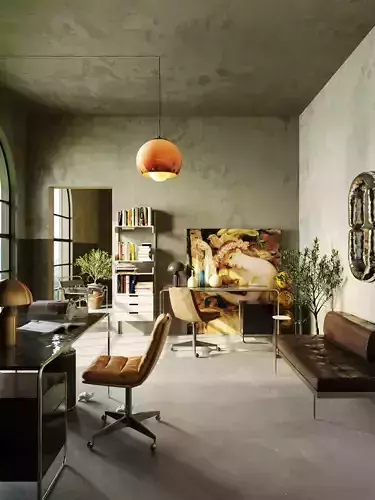  Office interior scene 01