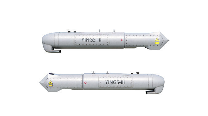 Chinese YINGS-III 330 Day Night Targeting Pod Low-poly 3D model