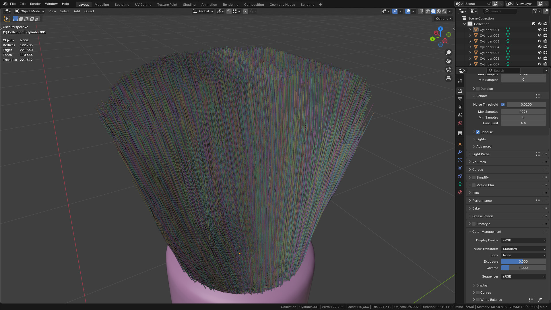 Make Up Brush PBR 22 3D model_29