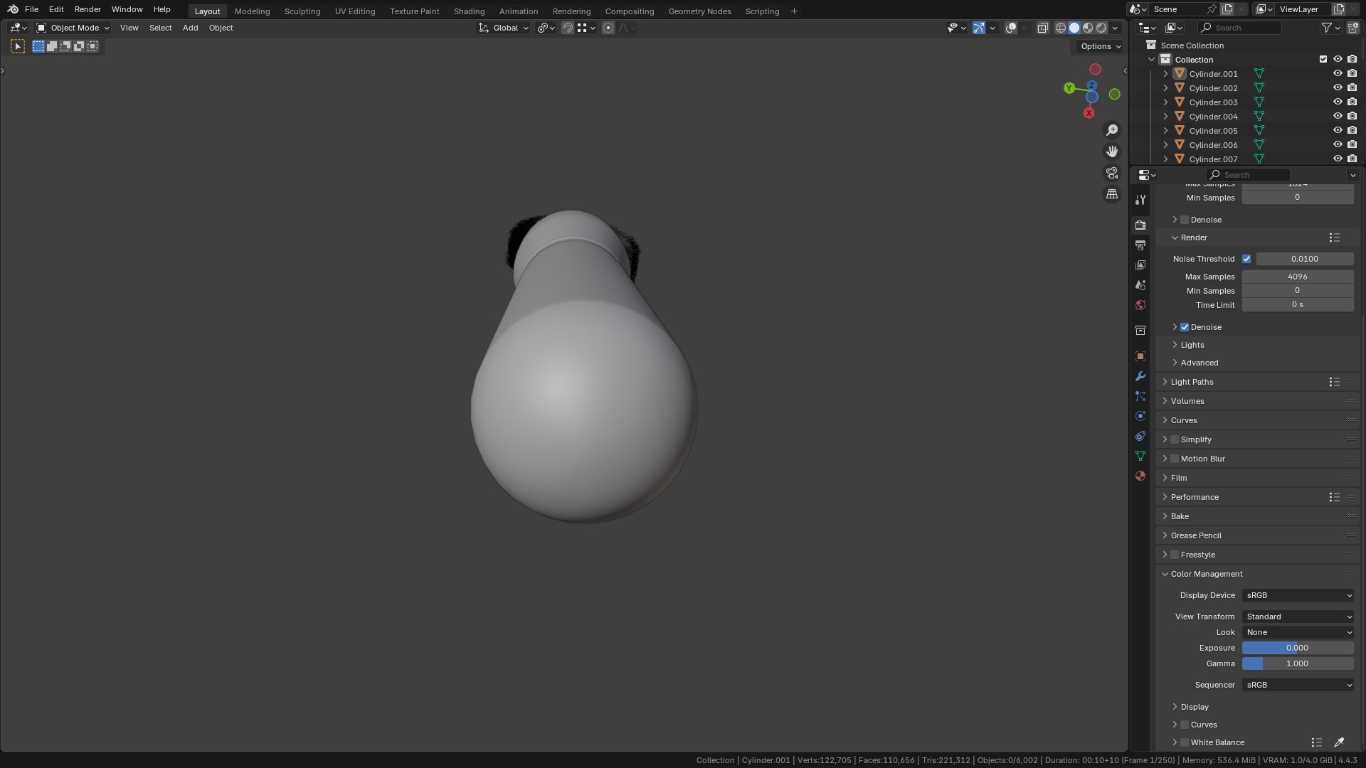 Make Up Brush PBR 22 3D model_33