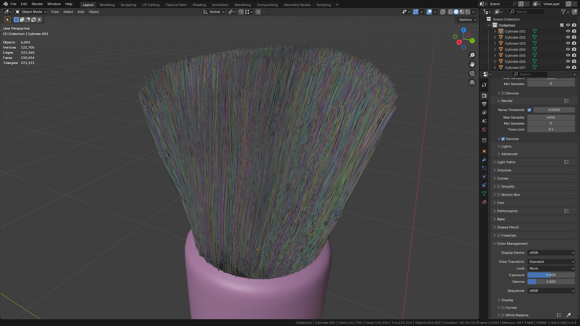 Make Up Brush PBR 22 3D model_28