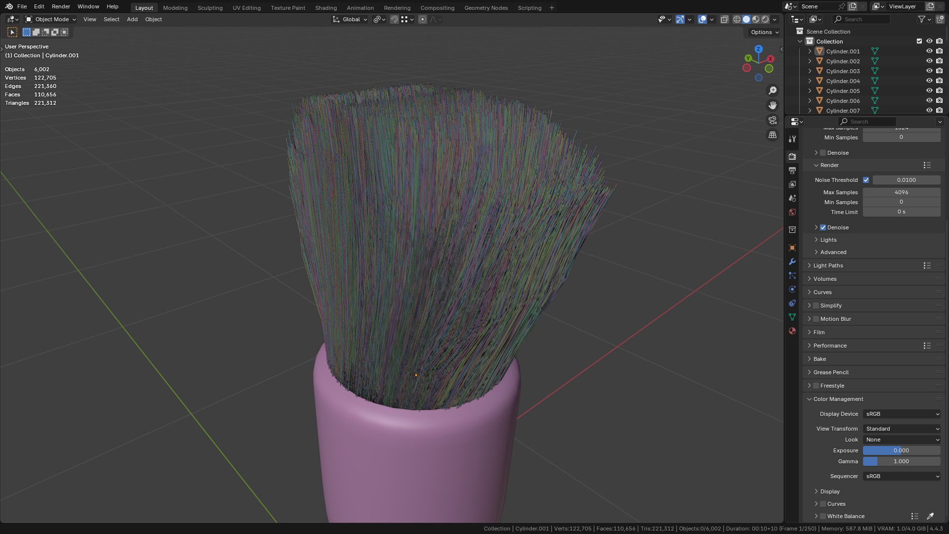 Make Up Brush PBR 22 3D model_30