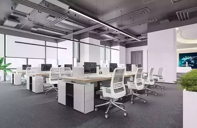  Office interior scene 04