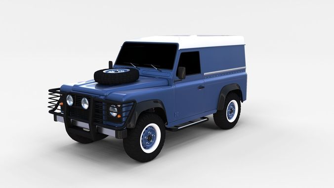 Land Rover Defender 90 Hard Top rev 3D model