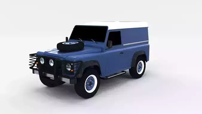 Land Rover Defender 90 Hard Top rev 3D model