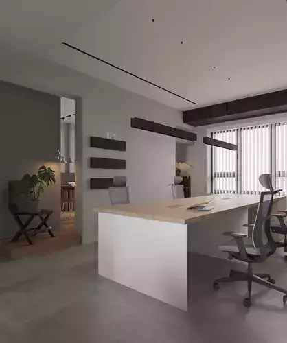  Office interior scene 09