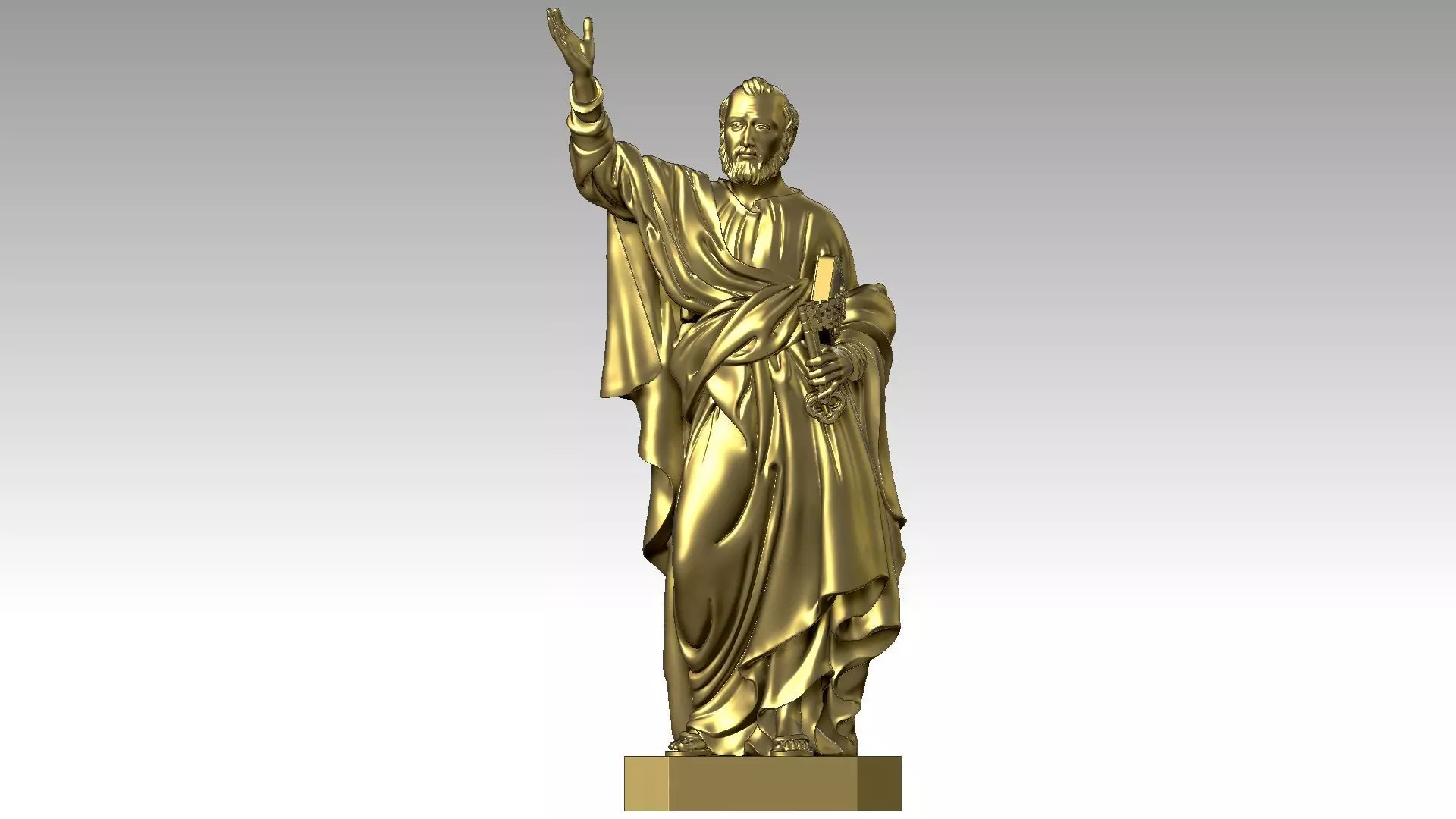 Saint Peter  3D print model_0