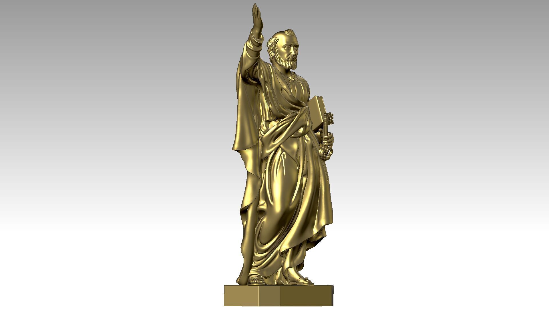 Saint Peter  3D print model_7