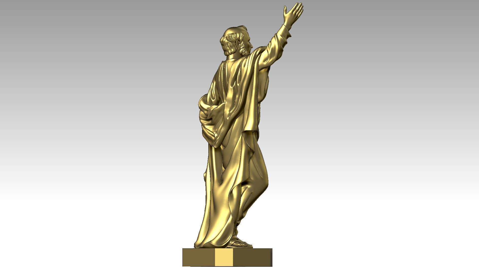 Saint Peter  3D print model_5