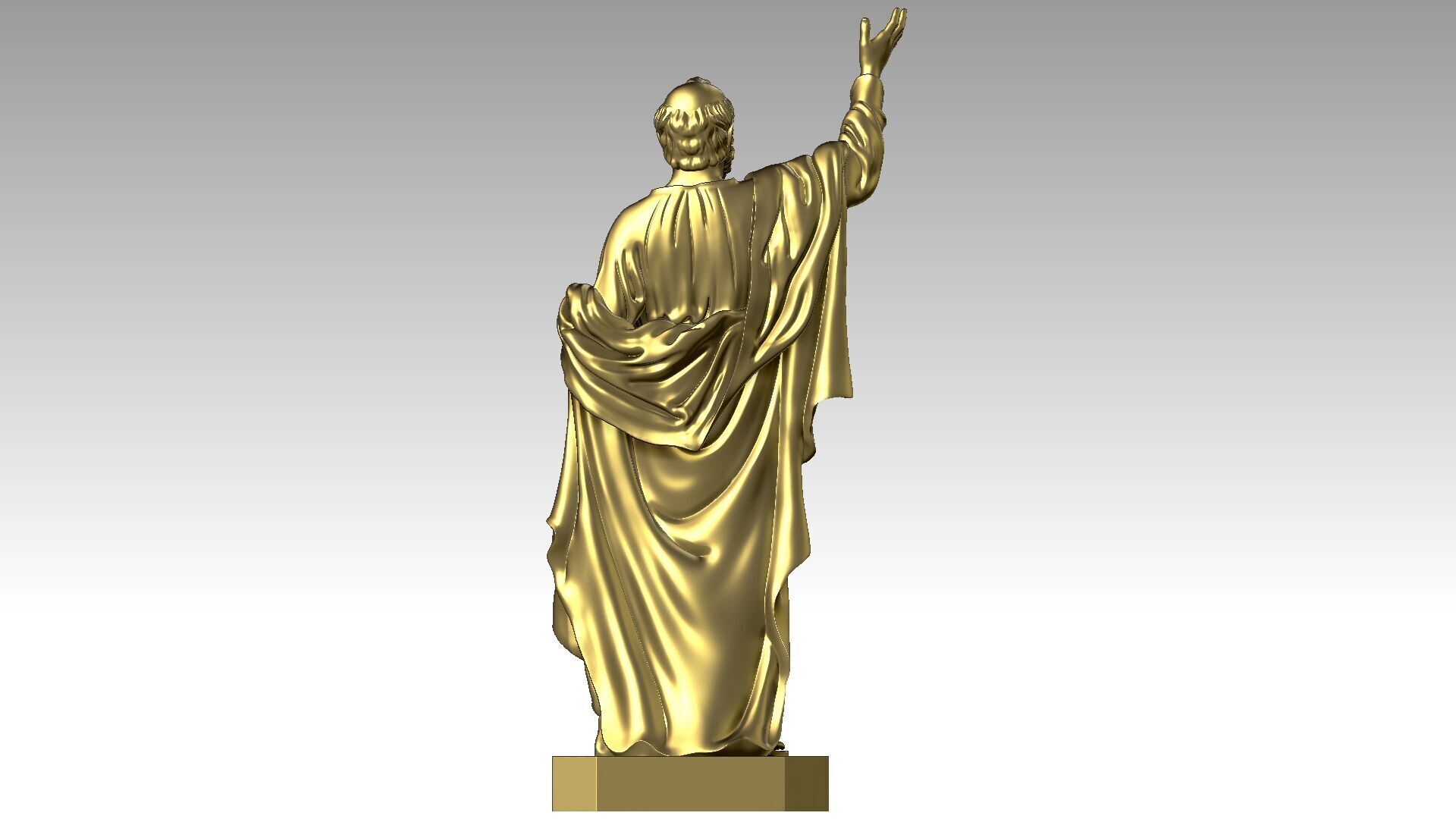 Saint Peter  3D print model_4