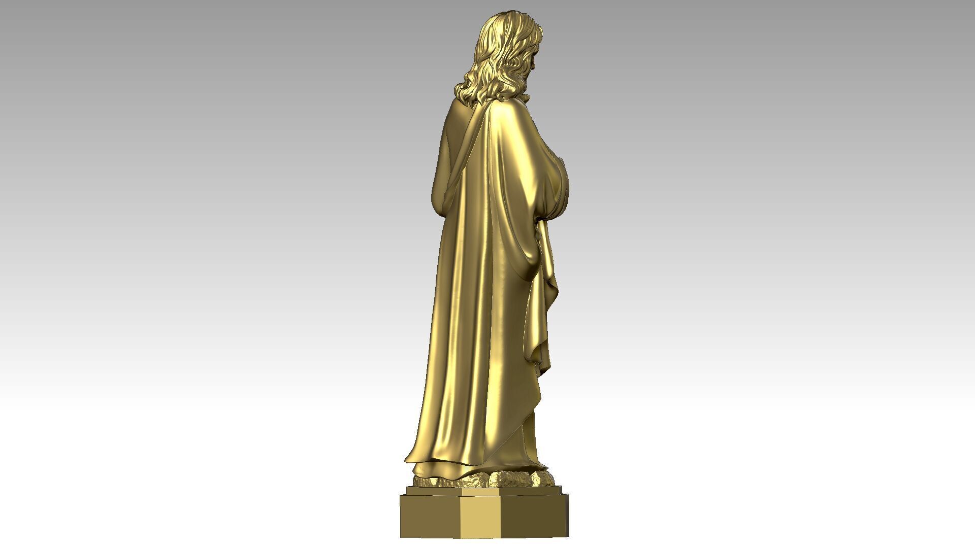 Sacred Heart of Jesus  3D print model_5