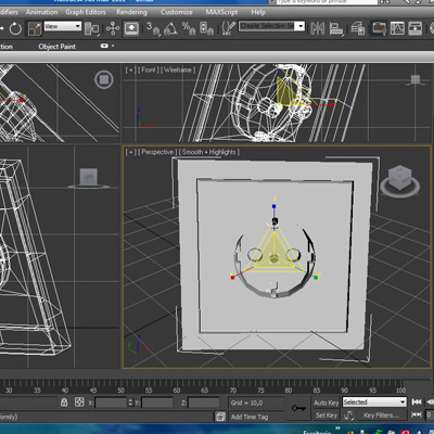 Electric outlet 3D model_7