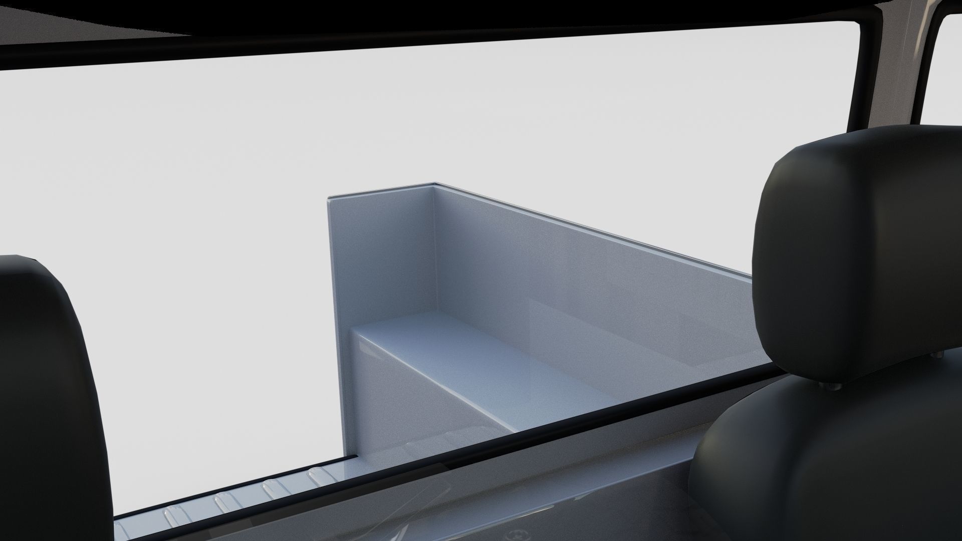 Full Land Rover Defender 90 Pick Up Seethrough 3D model_40