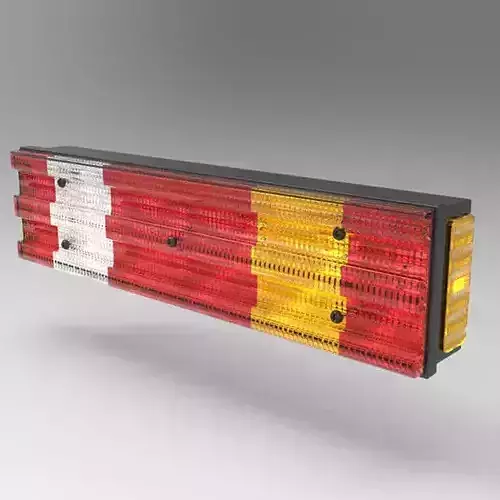 Truck Rear Light and Reflector 3D model