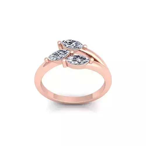 Marquees Diamond Ring 3d model and Render  3D print model