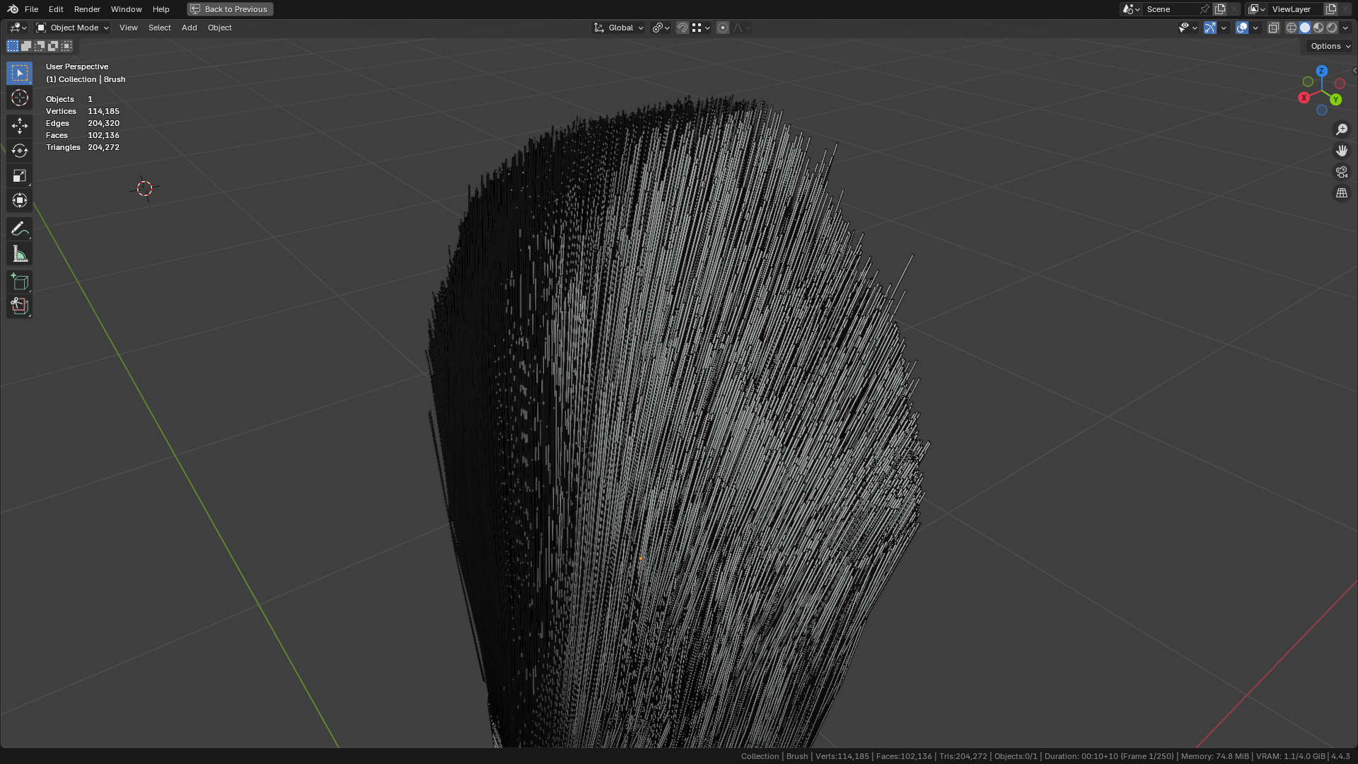 Make Up Brush PBR 23 3D model_23