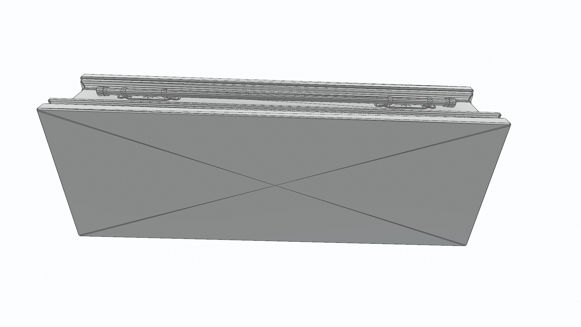 Old Coffin Low-poly PBR Low-poly 3D model_17