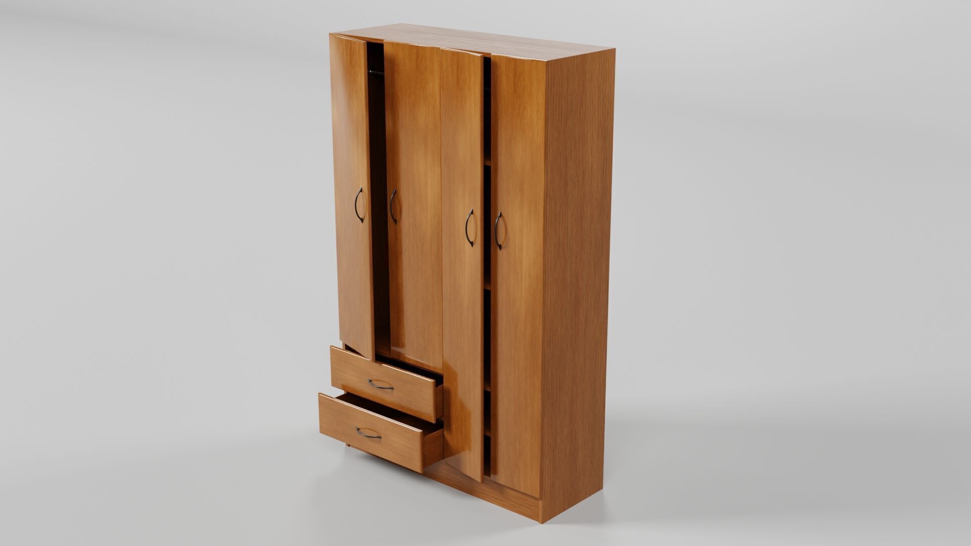 Wardrobe CG4 3D model_6