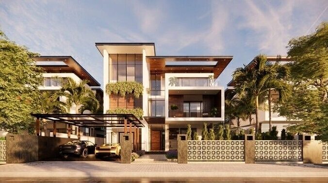  Villa Exterior Model  3D model