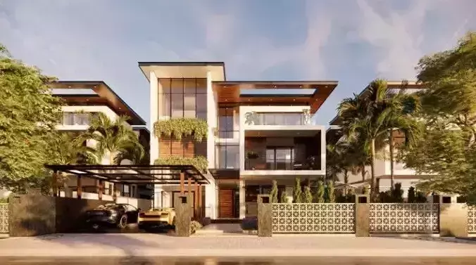  Villa Exterior Model 