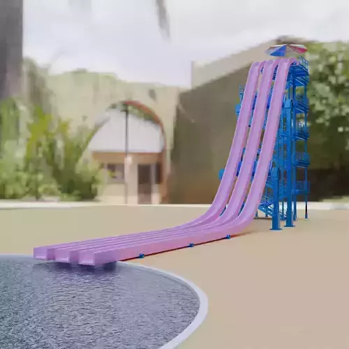 Free Fall Water Slide
