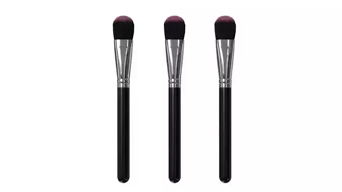 Make Up Brush PBR 24 3D model