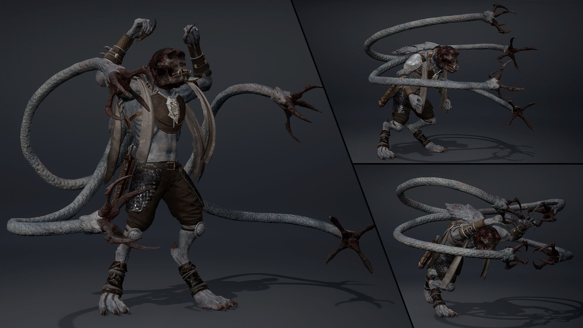 Gloom Archer Low-poly 3D model_42