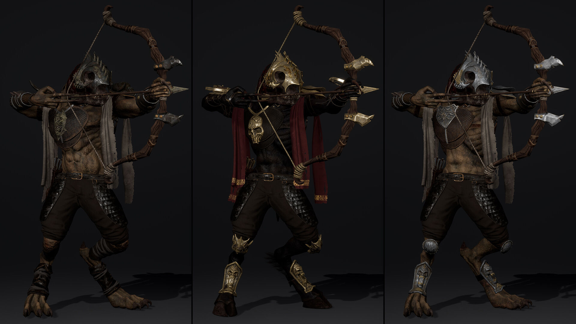 Gloom Archer Low-poly 3D model_14