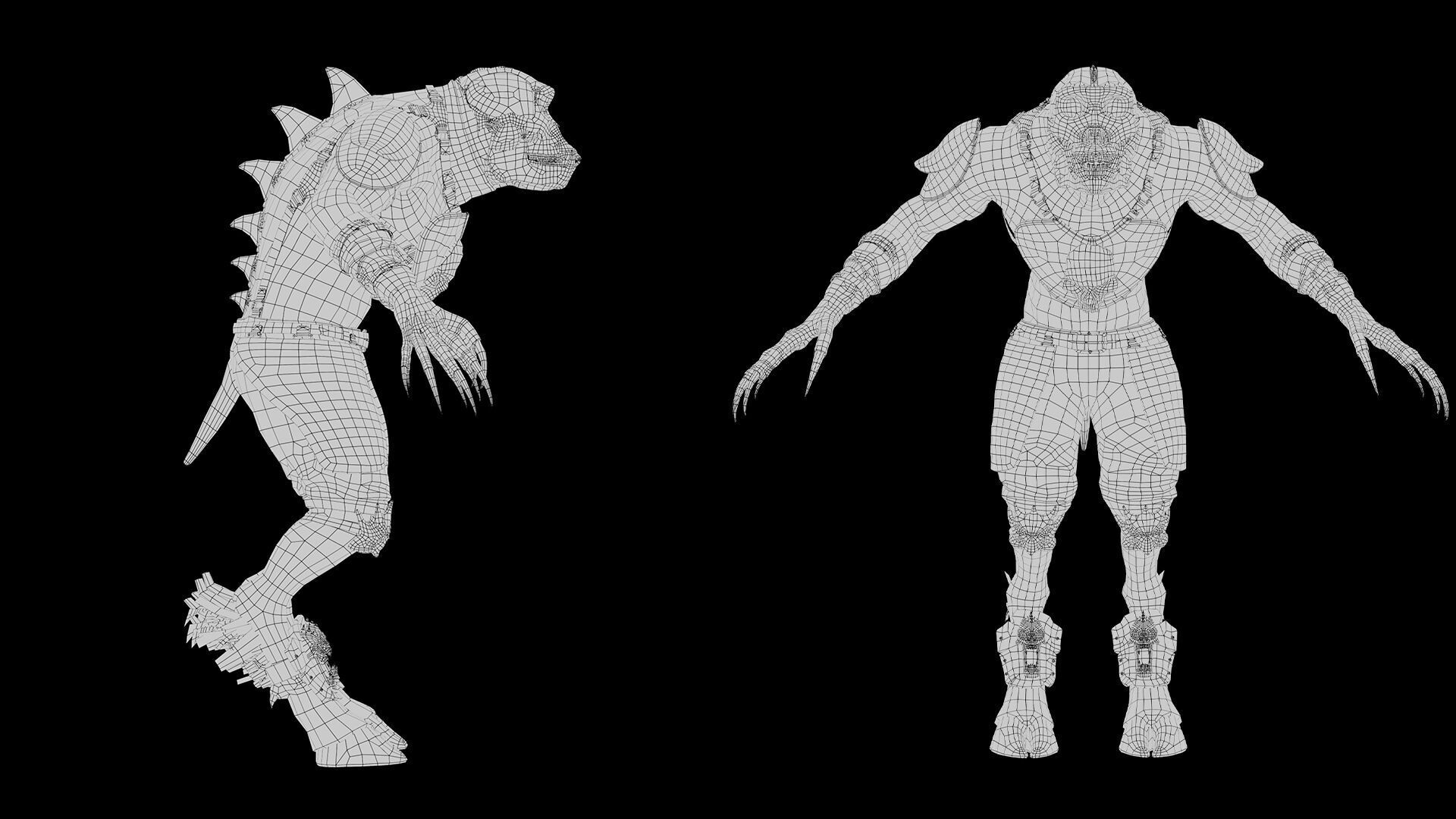 Gloom Archer Low-poly 3D model_59