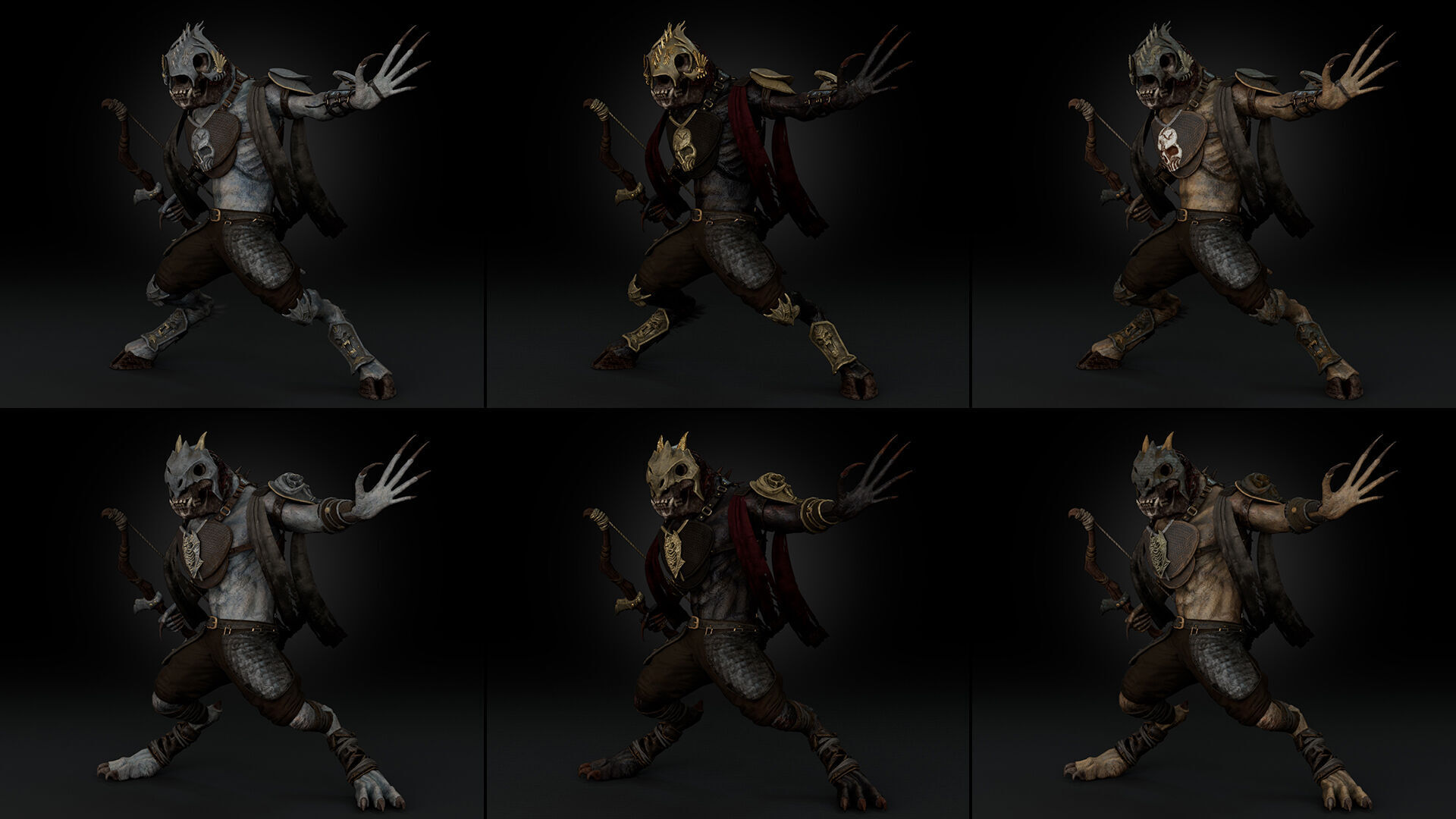 Gloom Archer Low-poly 3D model_51